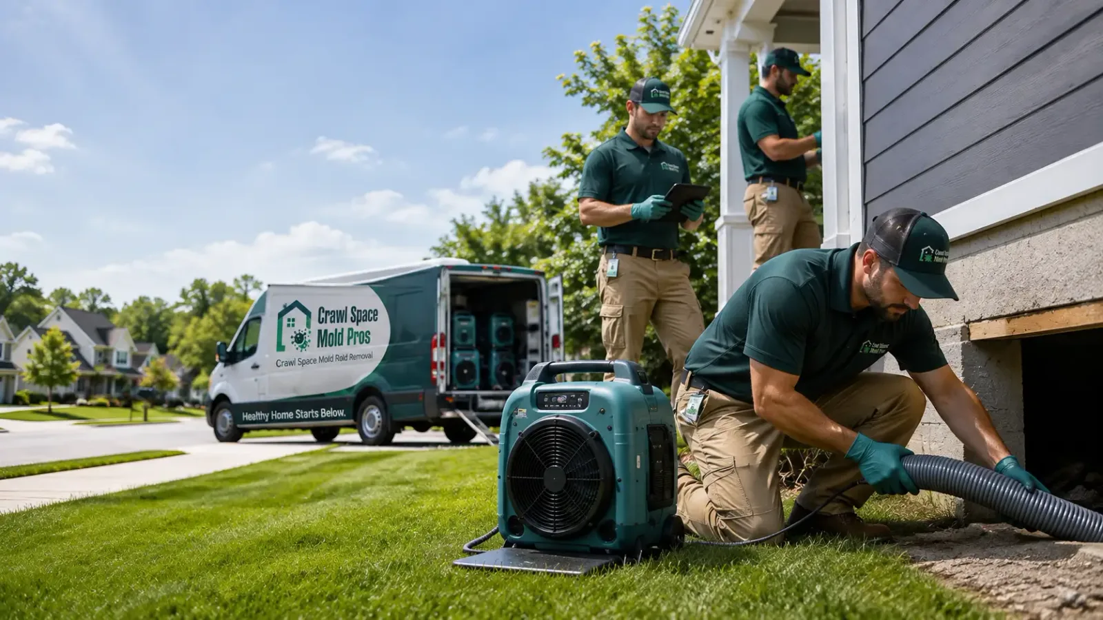 Crawl Space Mold Removal in Pembina, ND